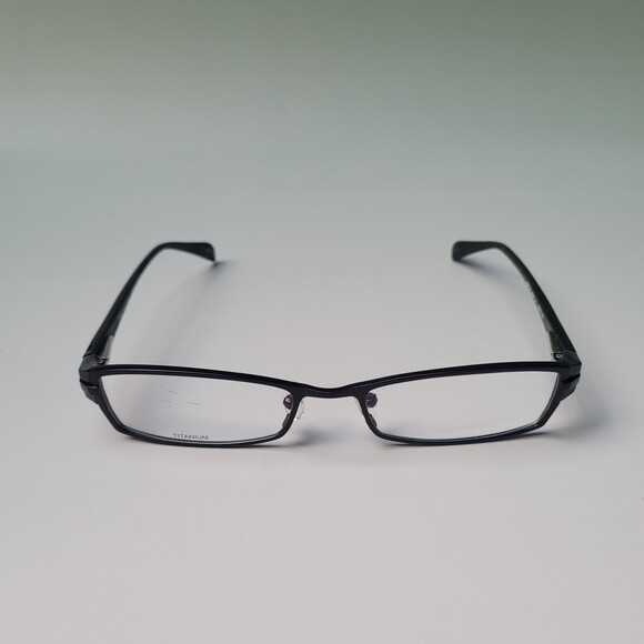 O&X New York Titanium OT-210U 53-18 135 brown black Rectangular glasses N23 - Picture 2 of 13